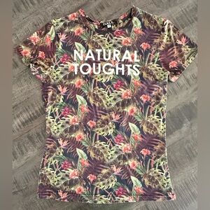 VINTAGE,Men's Tropical Print Tank Top - Multicolor